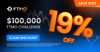 Quỹ FTMO giảm giá gói $100k 19%