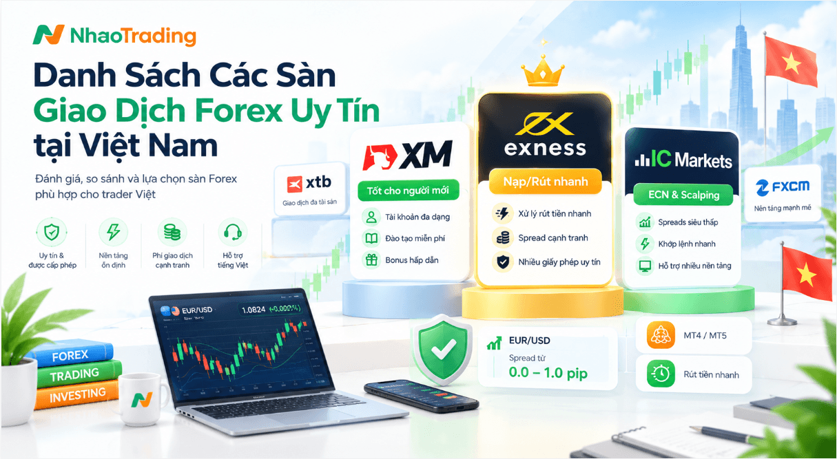 Danh Sách Các Sàn Giao Dịch Forex Uy Tín tại Việt Nam