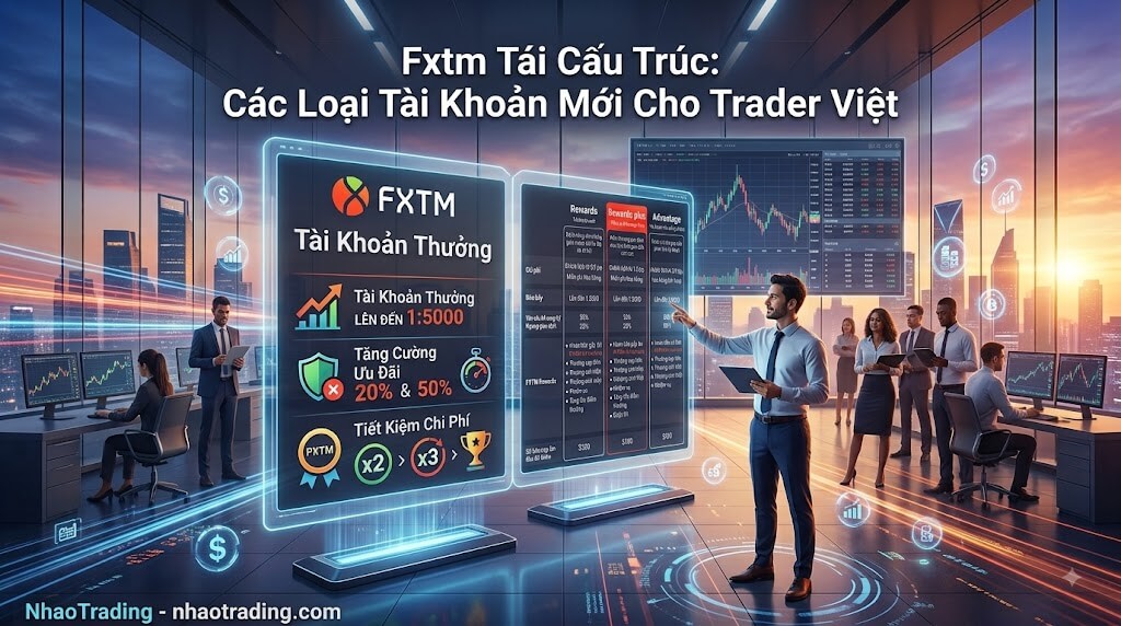 FXTM Ra Mắt Cấu Trúc Tài Khoản Mới (16/08/2026): Những Thay Đổi Bạn Cần Biết & Cách Tối Ưu Chi Phí